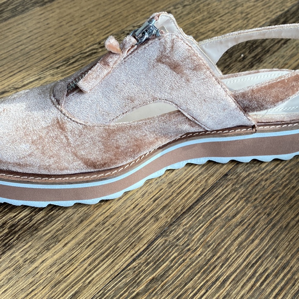 Zara Basic Slingback Zip Up Platforms - image 4